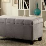 REMI STORAGE OTTOMAN GRAY CM-BN6036GY
